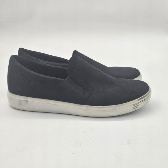 ECCO Women's Soft Classic Slip-On Sneaker Black EU 39 Comfort Athleisure - Picture 6 of 10